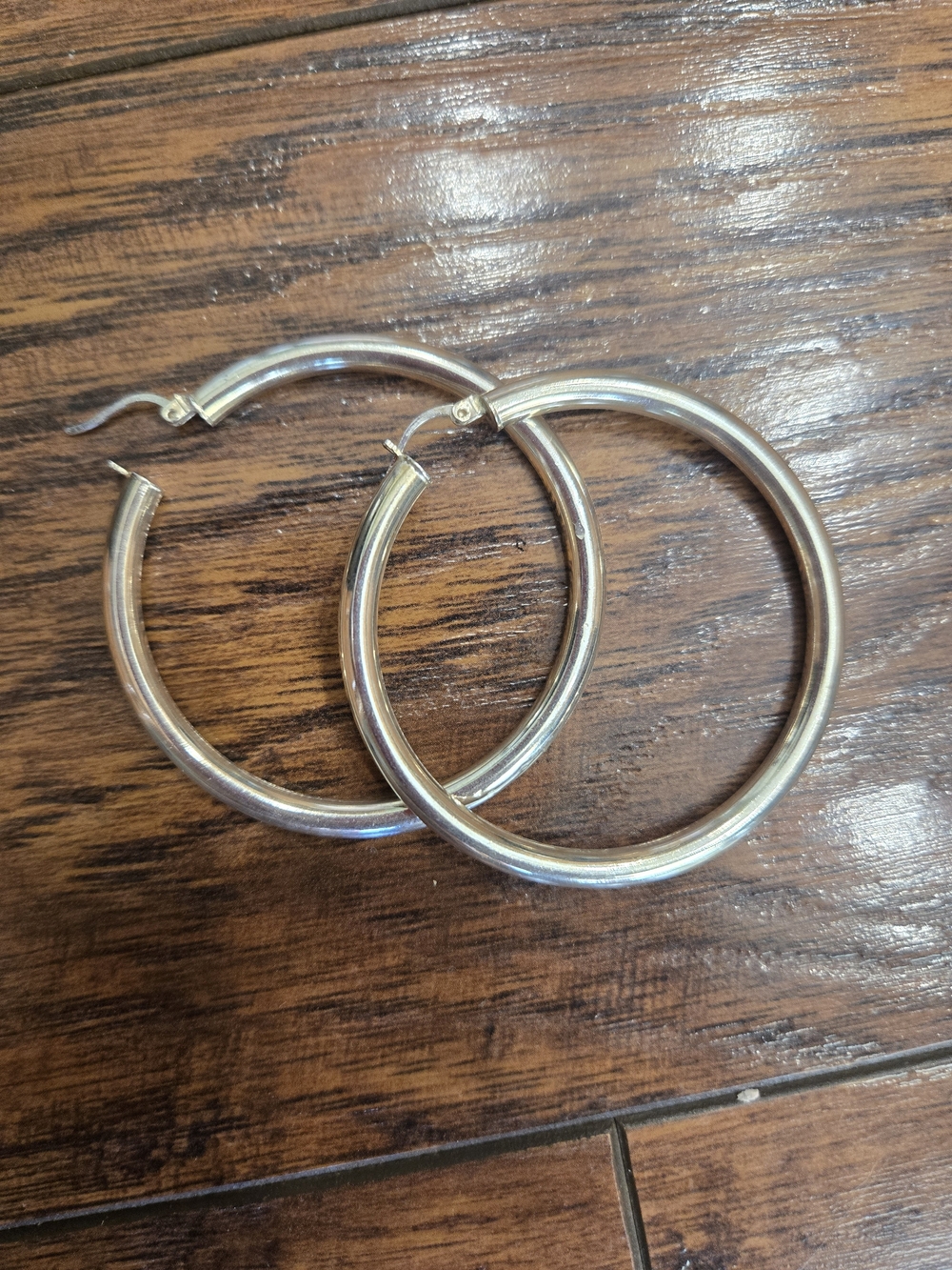 STERLING Silver Hoop Earrings - Women Jewelry